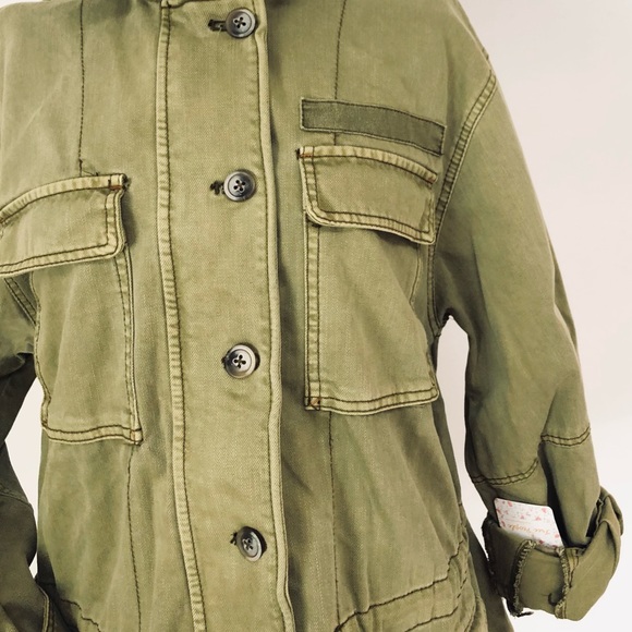 Free People Military Inspired Army Jacket - Picture 7 of 9